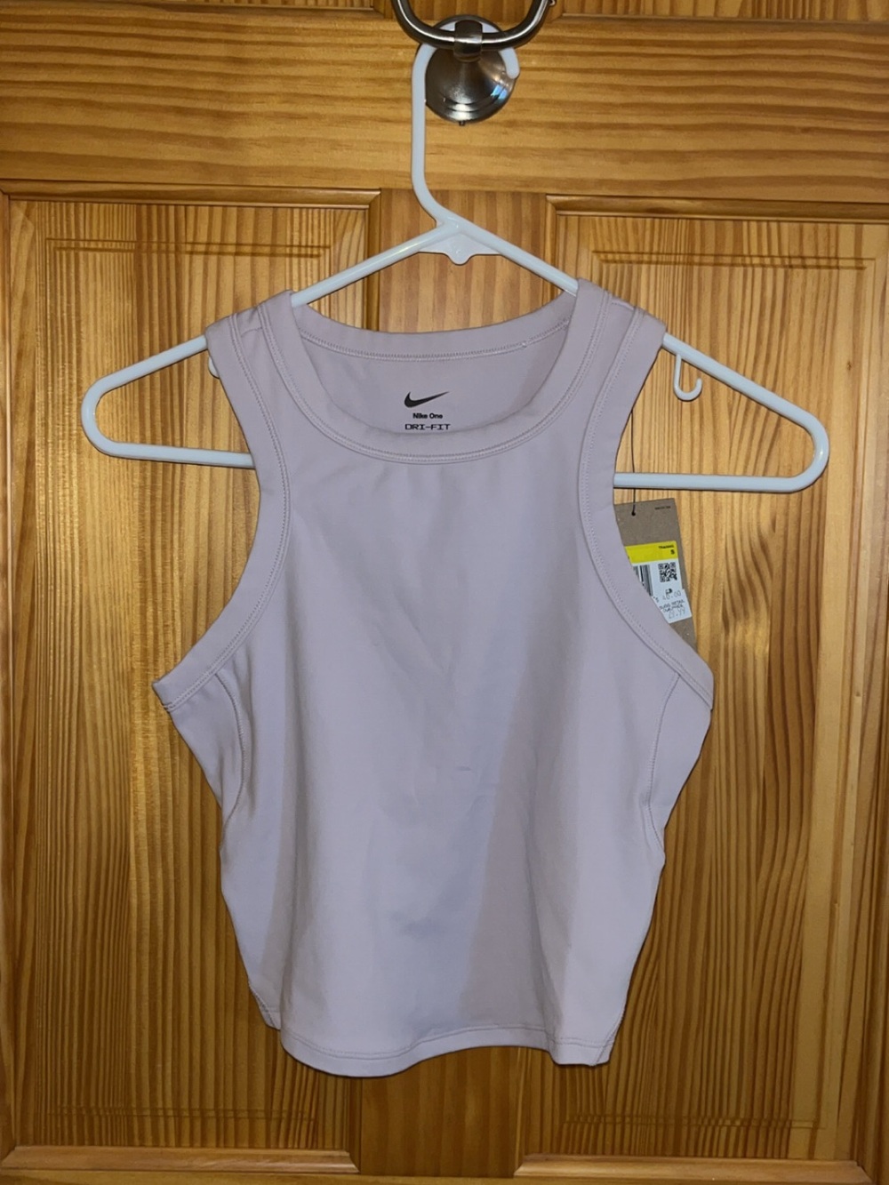 Nike Women's Lavender Racerback Crop Tank